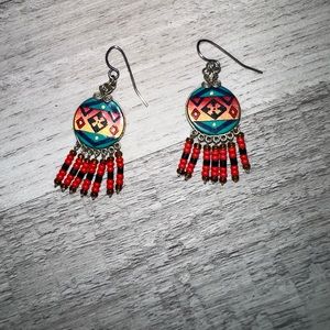 Western earrings
